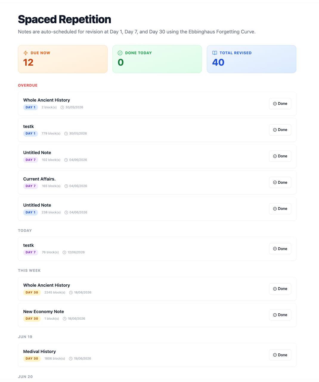 Cogneq scientific revision module
